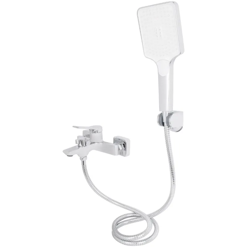 Змішувач для ванни Qtap Arvin з душовим гарнітуром QTARV259CRM48640 Chrome (SD00054764) Фото - 4