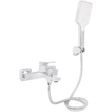 Змішувач для ванни Qtap Arvin з душовим гарнітуром QTARV259CRM48640 Chrome (SD00054764)