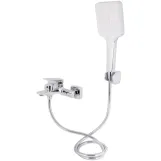 Змішувач для ванни Qtap Crow з душовим гарнітуром QTCRO259CRM48646 Chrome (SD00054770) Фото - 6