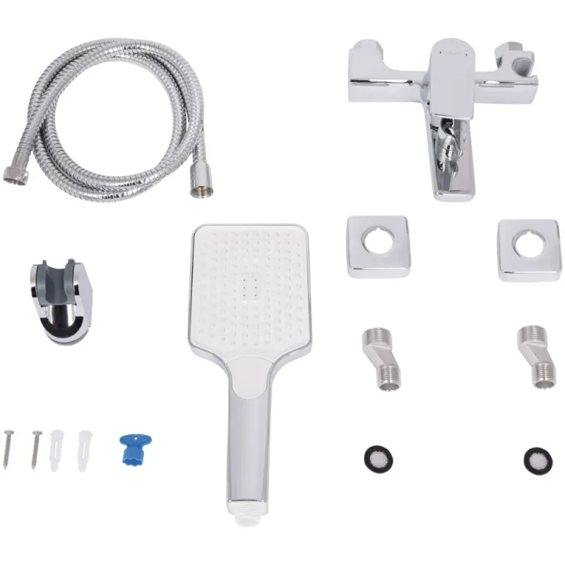 Змішувач для ванни Qtap Nando з душовим гарнітуром QTNAN259CRM48651 Chrome (SD00054775) Фото - 2