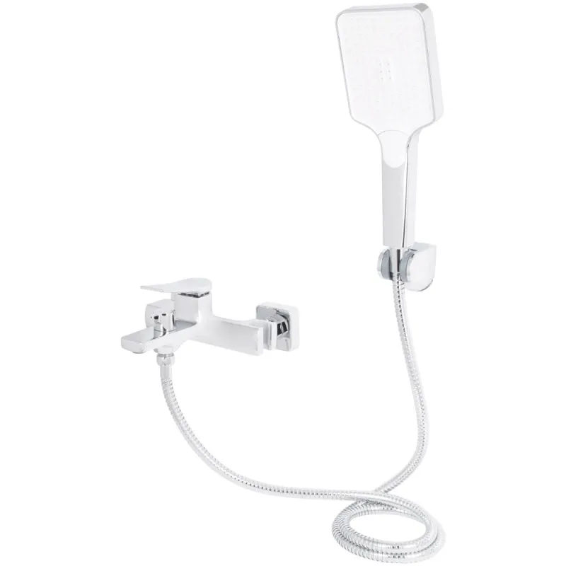 Змішувач для ванни Qtap Nando з душовим гарнітуром QTNAN259CRM48651 Chrome (SD00054775) Фото - 5