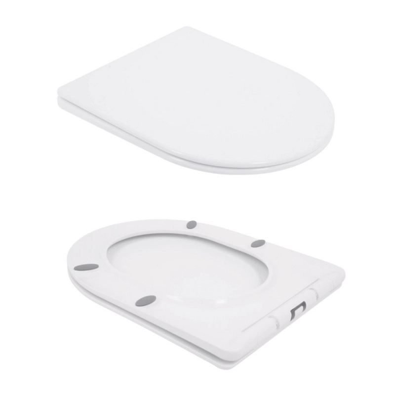 Унітаз підлоговий Qtap Swan Eco Кераміка білий з сидінням Soft-close (SD00054872) Фото - 3