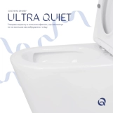 Унітаз підлоговий Qtap Swan Eco Кераміка білий з сидінням Soft-close (SD00054872) Фото - 6