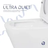 Унитаз напольный Qtap Swan Eco Керамика белый с сиденьем Soft-close (SD00054872) Фото - 6