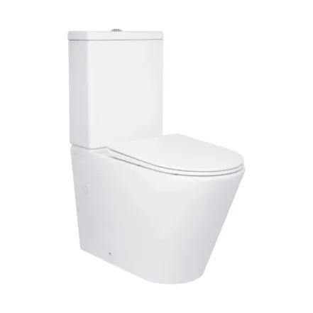 Унитаз напольный Qtap Swan Eco Керамика белый с сиденьем Soft-close (SD00054872)