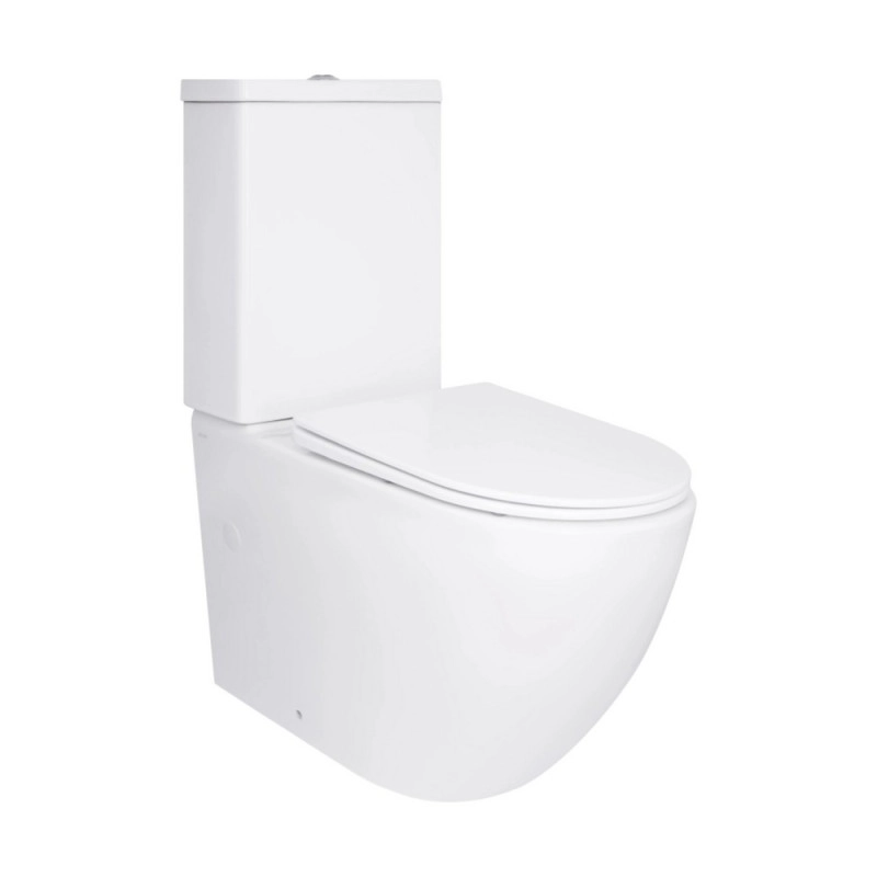 Унитаз напольный Qtap Jay Eco Ultra Quiet керамический белый с сиденьем Soft-close (SD00054873)