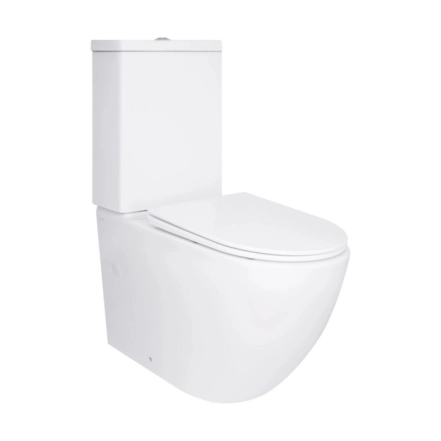 Унітаз підлоговий Qtap Jay Eco Ultra Quiet керамічний білий з сидінням Soft-close (SD00054873)