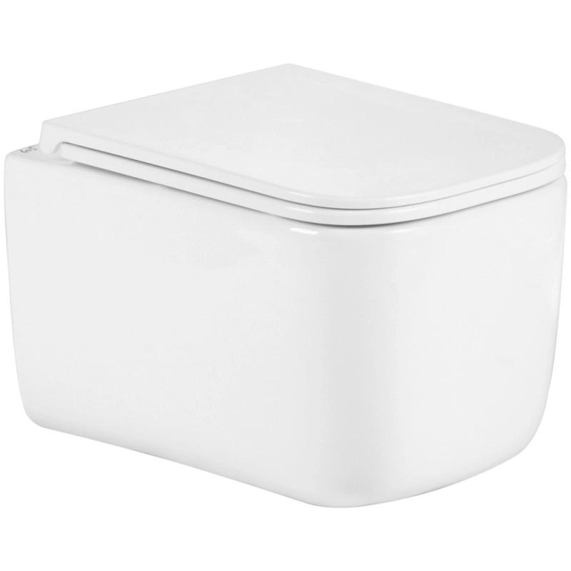 Унітаз підвісний Qtap Gemini Кераміка White з сидінням Slim Soft-close (SD00055243)