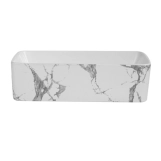 Комплект Qtap Tern Marble 3 в 1: підвісний унітаз Ultra Quiet + біде підвісне + раковина накладна QTTERMR49164 (SD00055288) Фото - 9