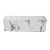 Комплект Qtap Tern Marble 3 в 1: подвесной унитаз Ultra Quiet + биде подвесное + раковина накладная QTTERMR49164 (SD00055288) Фото - 9