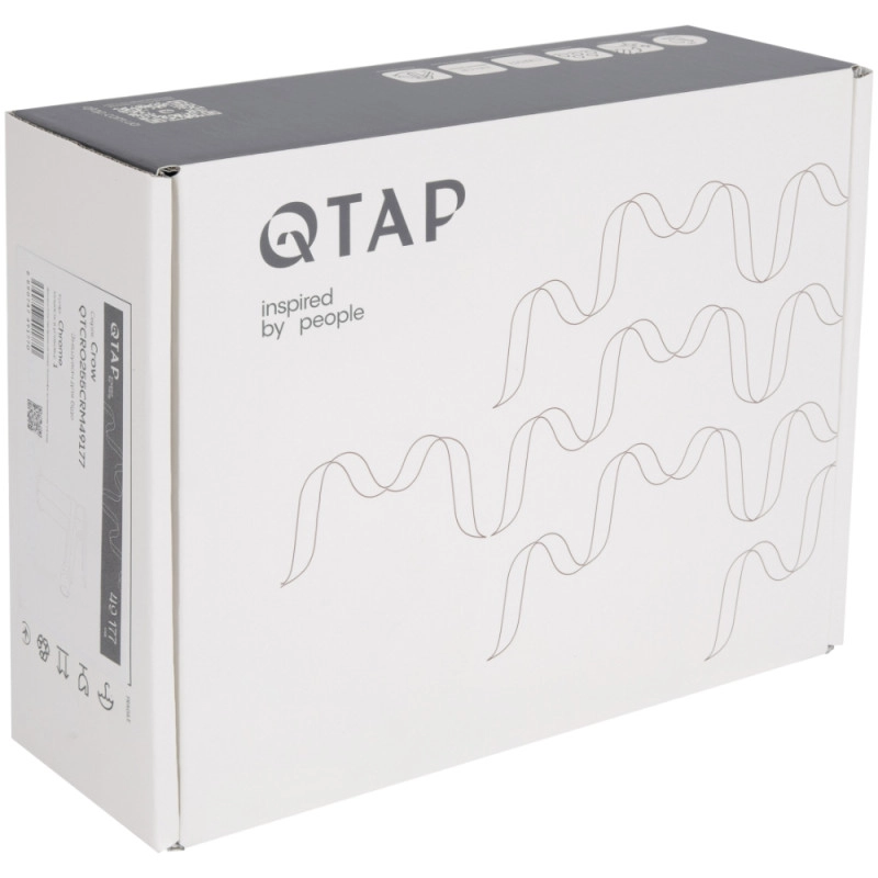 Змішувач для біде Qtap Crow  QTCRO255CRM49177 Chrome (SD00055301) Фото - 1