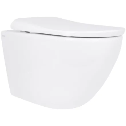 Унитаз подвесной Qtap Robin ML Ultra Quiet керамический безободковый белый (SD00055745)