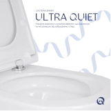 Унітаз підвісний Qtap Scorpio M-L Ultra Quiet керамічний білий (SD00055746) Фото - 4