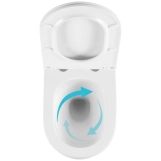 Готове рішення Qtap для ванної кімнати: підвісний унітаз Taurus Ultra Quiet 515×360×350  + комплект інсталяції Nest 4 в 1 (лінійна клавіша Matt Black) (SD00055997) Фото - 2