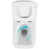 Готове рішення Qtap для ванної кімнати: підвісний унітаз Gemini Ultra Quiet 485×340×350 + комплект інсталяції Nest 4 в 1 (кругла клавіша Chrome) (SD00056006) Фото - 2