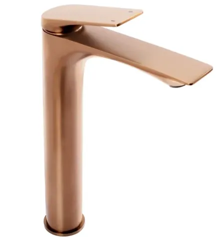 Змішувач для умивальника Rea Avalon високий, brushed copper (REA-B0493)