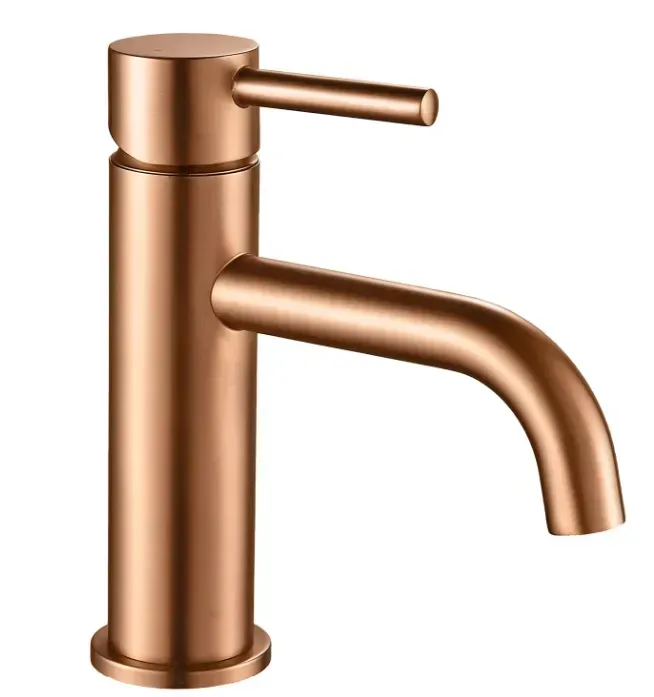 Змішувач для умивальника Rea Lungo copper brush (REA-B1112)