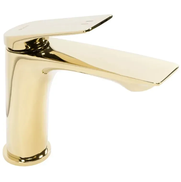 Змішувач для умивальника Rea Avalon низький, gold (REA-B1118)