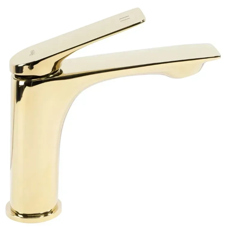 Змішувач для умивальника Rea Avalon низький, gold (REA-B1118) Фото - 1