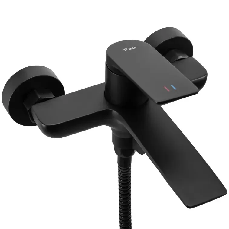 Змішувач для ванни Rea Avalon black matt (REA-B1128) Фото - 4