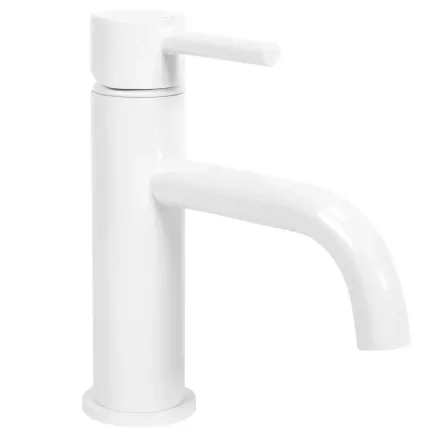 Смеситель для умывальника Rea Lungo white (REA-B4401)