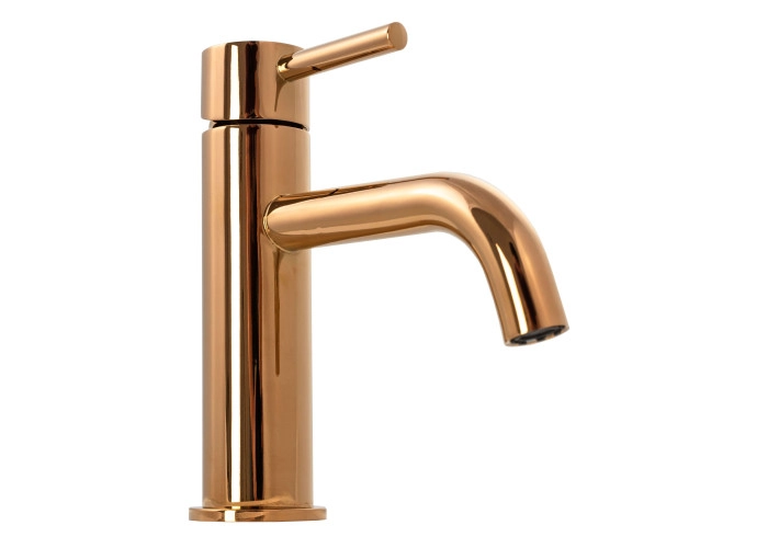 Смеситель для умывальника Rea Lungo rose gold (REA-B4500) Фото - 1