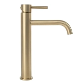 Смеситель для умывальника Rea lungo gold matt, высокий (REA-B4526) Фото - 1