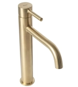 Смеситель для умывальника Rea lungo gold matt, высокий (REA-B4526) Фото - 2