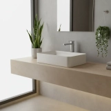 Змішувач для умивальника Rea Arlo brushed nickel, високий (REA-B4588) Фото - 3