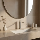 Змішувач для умивальника Rea Arlo brushed nickel, високий (REA-B4588) Фото - 4