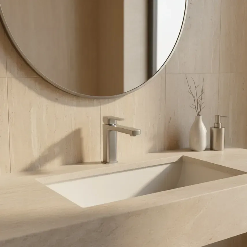 Змішувач для умивальника Rea Arlo brushed nickel (REA-B4589) Фото - 2