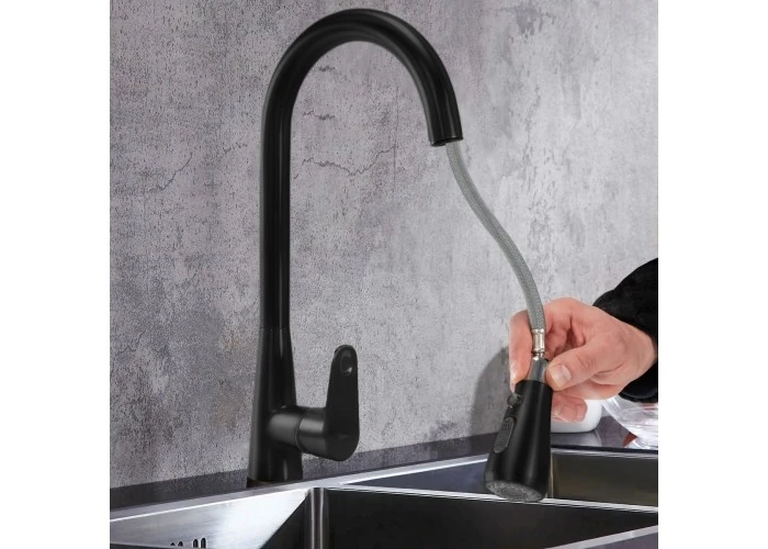 Смеситель для кухни Rea Mild black (REA-B4800) Фото - 2