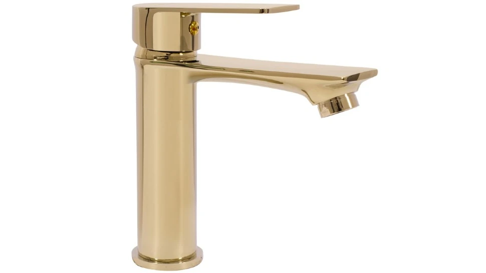 Змішувач для умивальника Rea Mayson gold (REA-B5101) Фото - 3