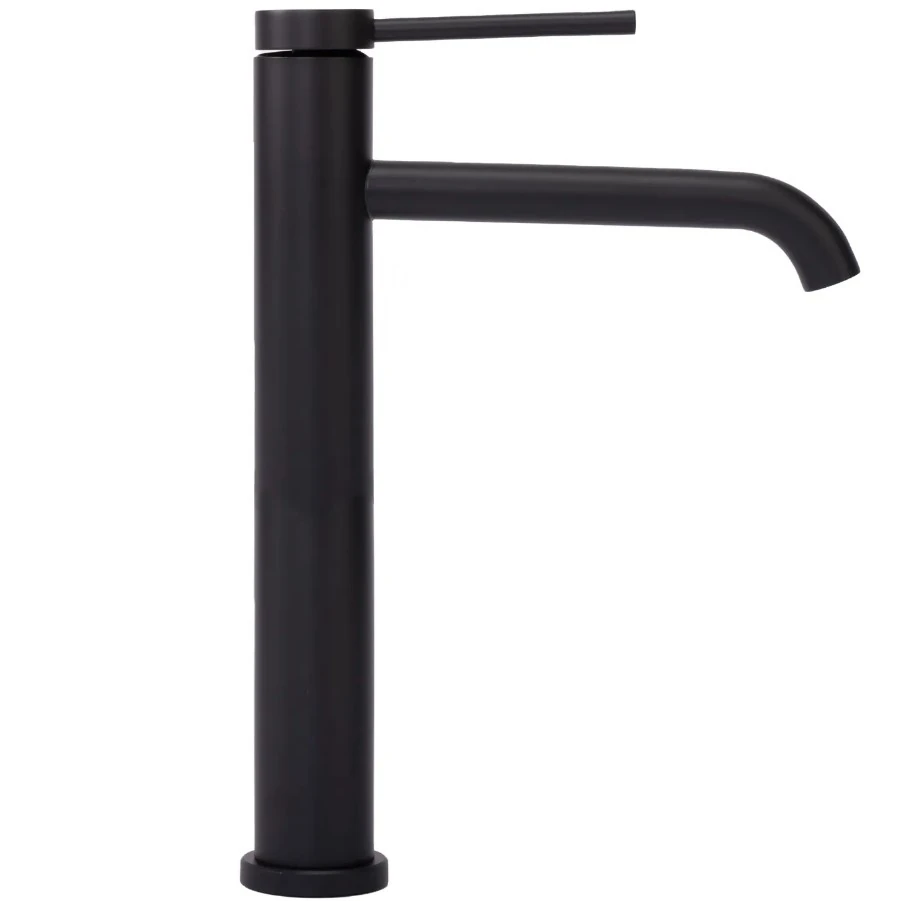 Смеситель для умывальника Rea Clif black matt высокий (REA-B5325) Фото - 1