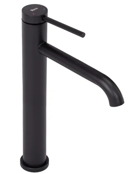 Змішувач для умивальника Rea Clif black matt високий (REA-B5325)