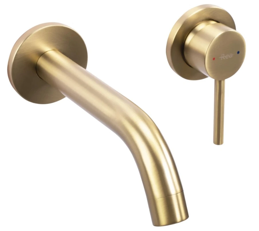 Змішувач для умивальника прихованого монтажу Rea Owen gold brushed + box (REA-B5334) Фото - 2
