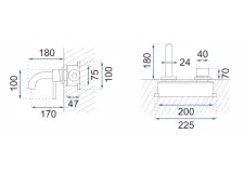 Смеситель для умывальника скрытого монтажа Rea Owen nickel + box (REA-B5335) Фото - 3