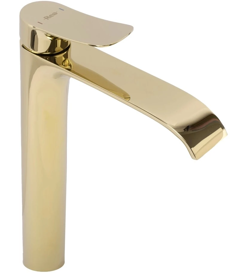 Смеситель для умывальника Rea Dart gold, высокий (REA-B5651) Фото - 2