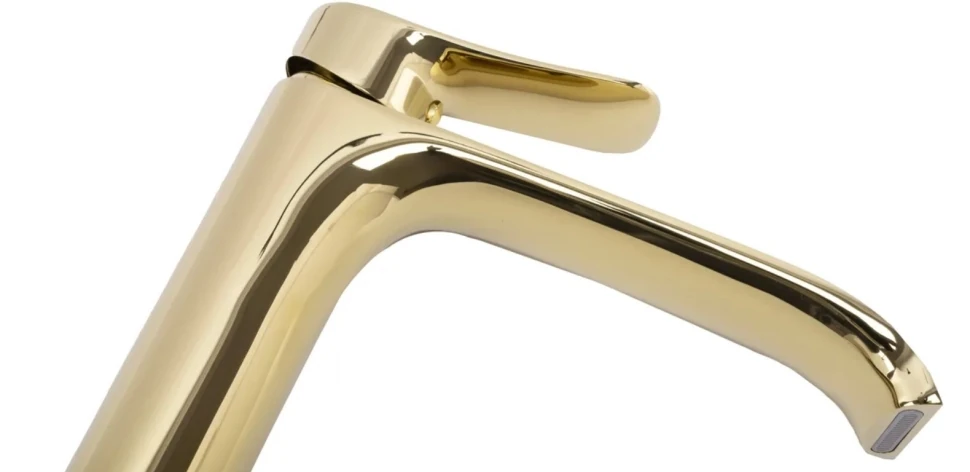 Смеситель для умывальника Rea Dart gold, высокий (REA-B5651) Фото - 3