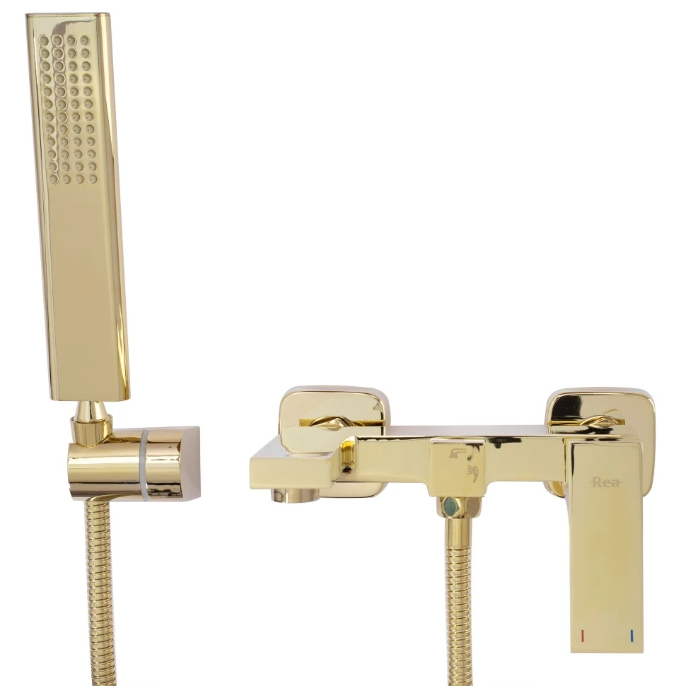Смеситель для ванны Rea Fenix gold (REA-B5666) Фото - 2