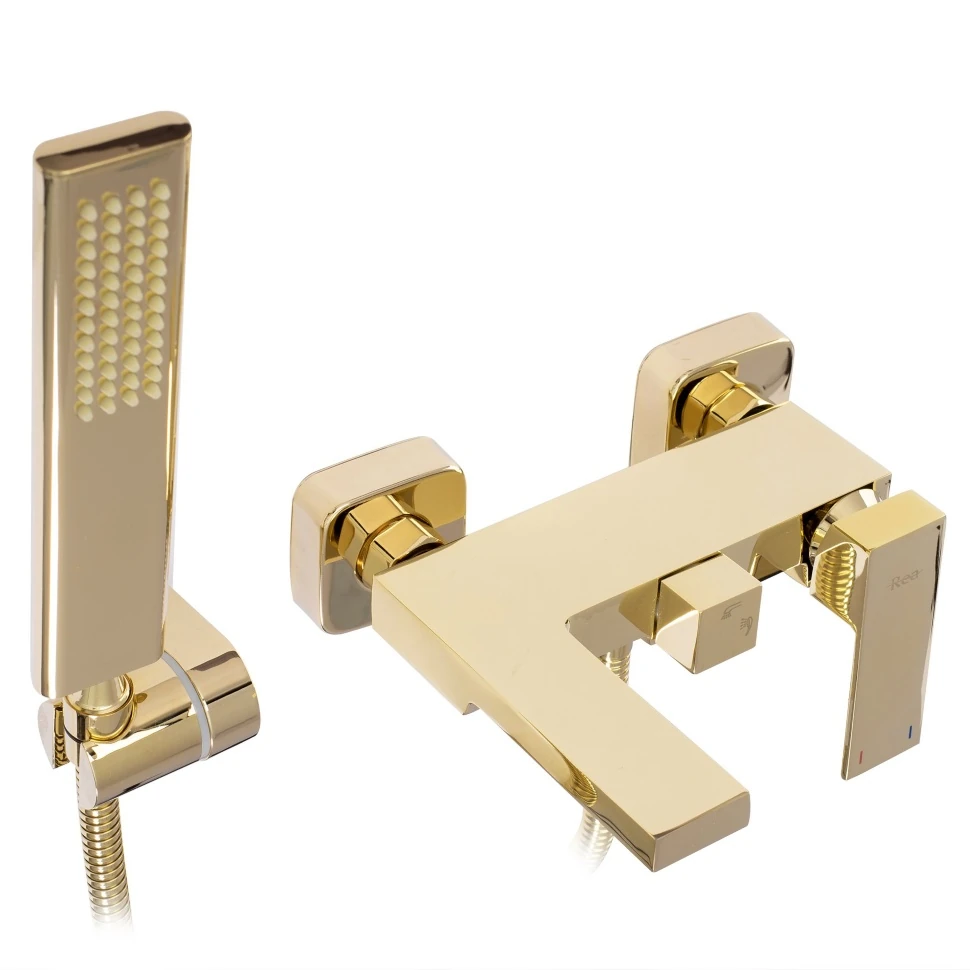 Смеситель для ванны Rea Fenix gold (REA-B5666) Фото - 4