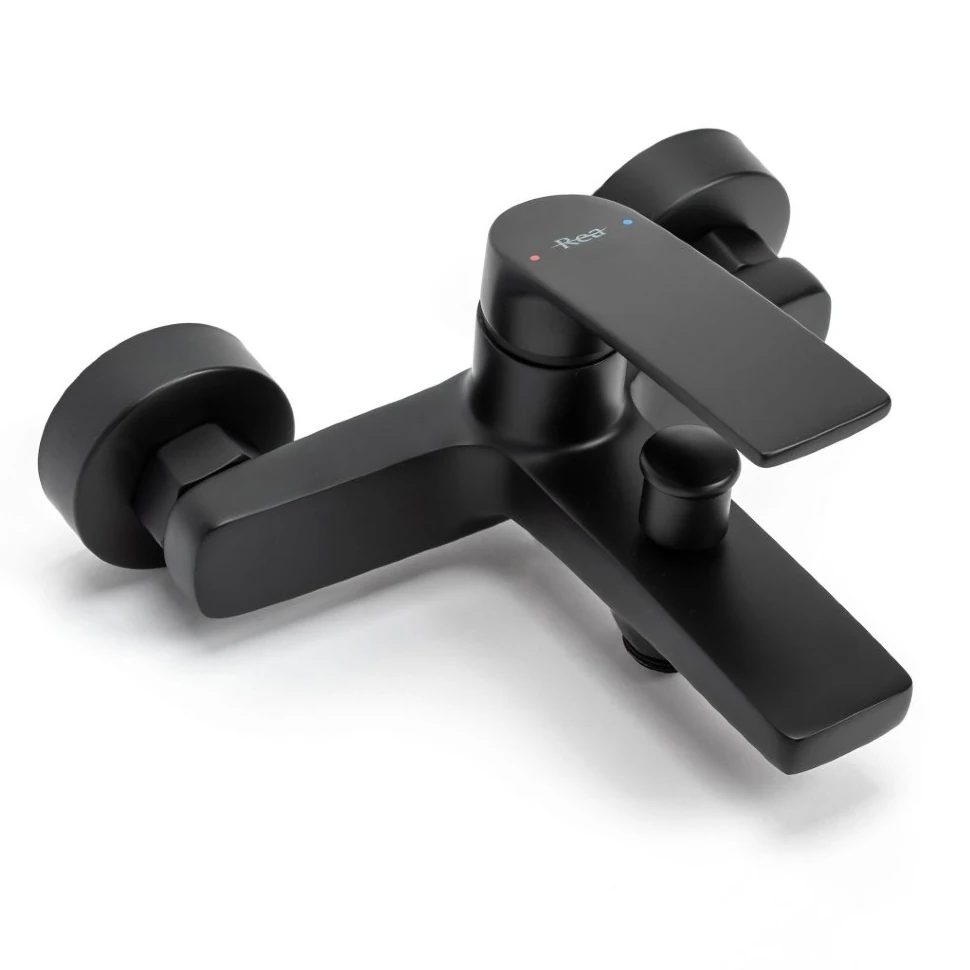 Смеситель для ванны Rea Luppo black matt (REA-B5770) Фото - 1