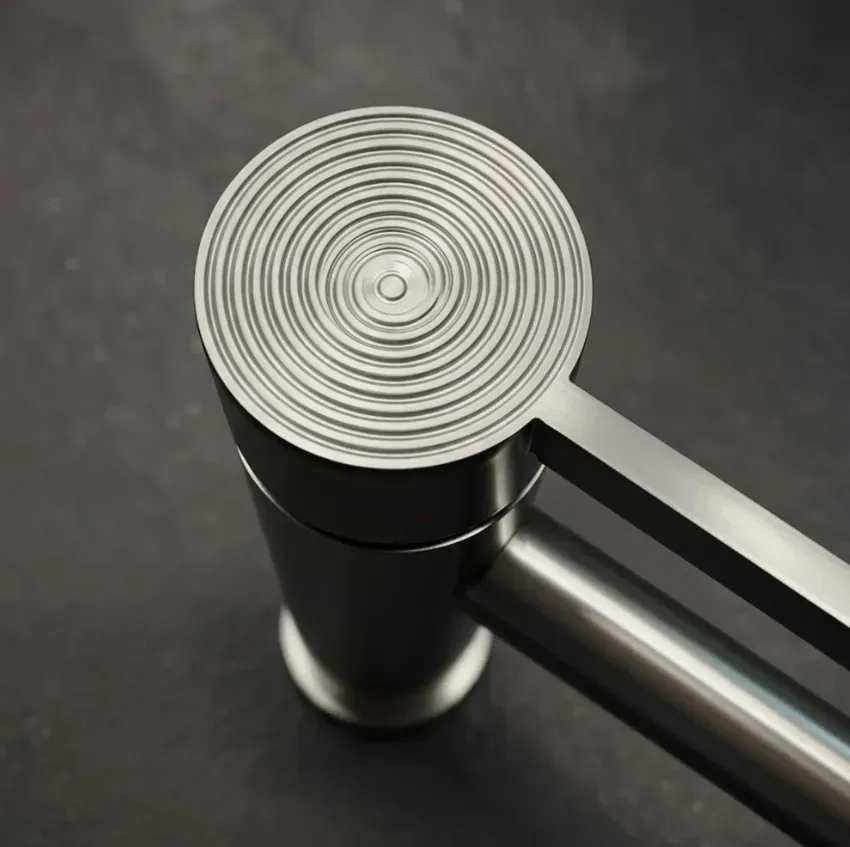 Змішувач для умивальника Rea Foster низький, brushed nickel (REA-B6323) Фото - 1