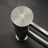 Змішувач для умивальника Rea Foster низький, brushed nickel (REA-B6323) Фото - 1