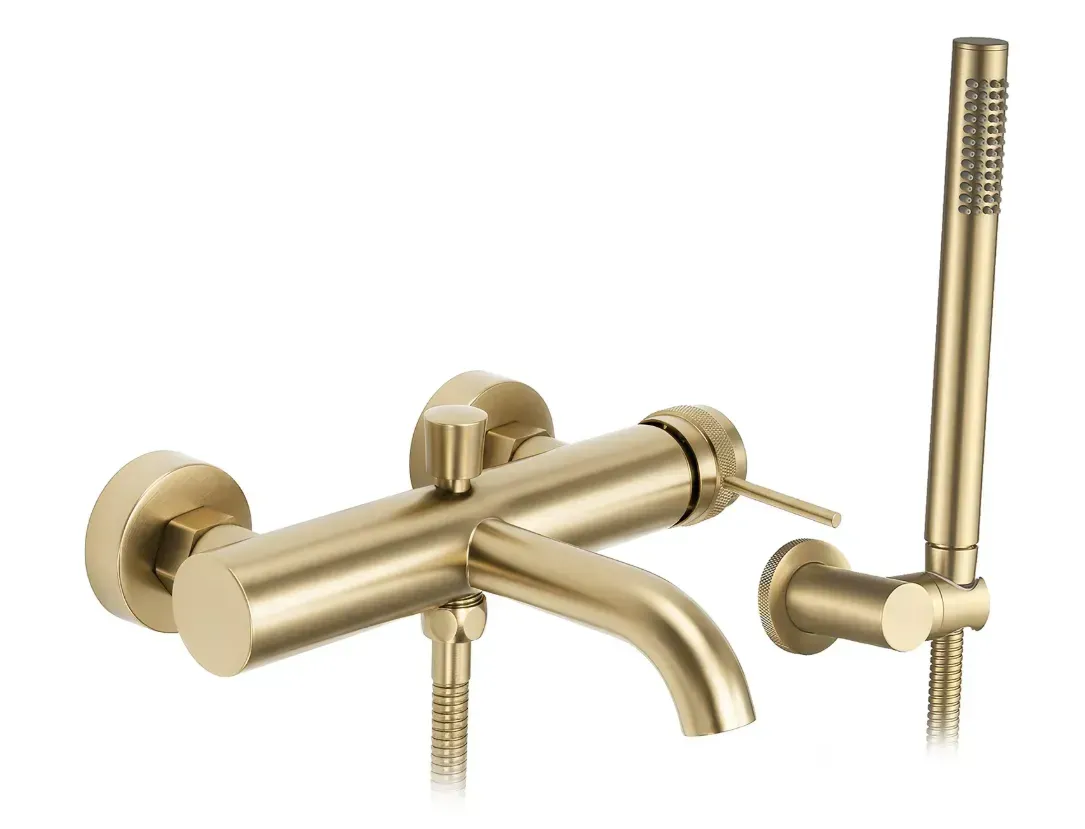 Смеситель для ванны Rea Lungo Grip brush gold (REA-B6398)