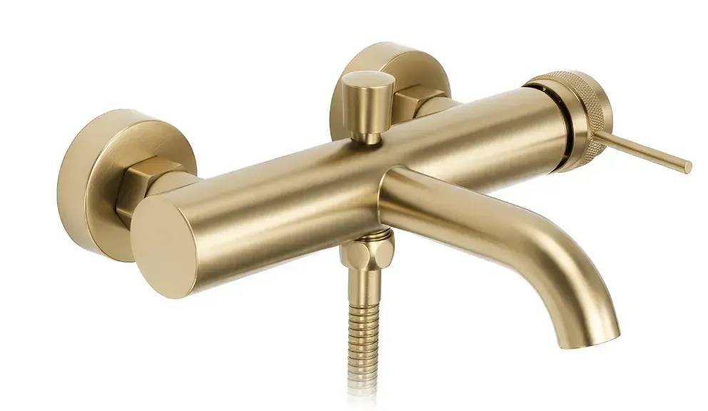 Смеситель для ванны Rea Lungo Grip brush gold (REA-B6398) Фото - 5