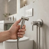 Гігієнічний набір Rea Foster brushed nickel (REA-B6673) Фото - 3