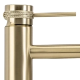 Змішувач для умивальника Rea Lungo Grip низький, brushed gold (REA-B6950) Фото - 1