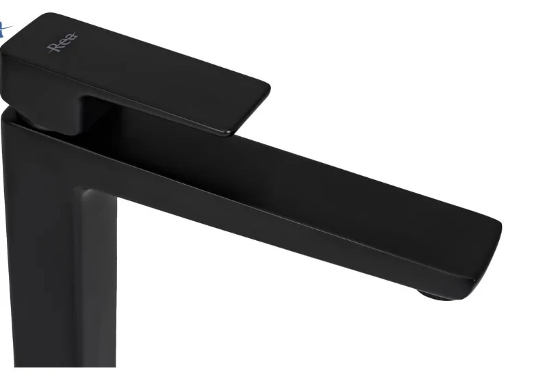 Змішувач для умивальника Rea Orix black високий (REA-B8467) Фото - 1