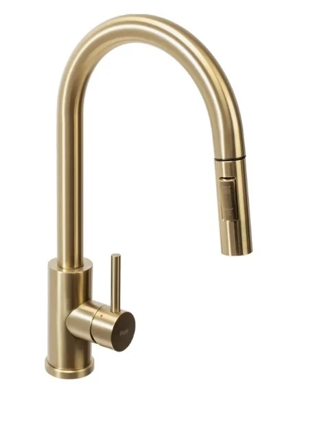 Змішувач для кухні Rea Fresh brushed gold (REA-B9148) Фото - 2